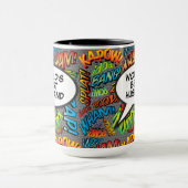 Beste echtgenoot ter wereld Leuk Retro stripboek P Mok (Midden)