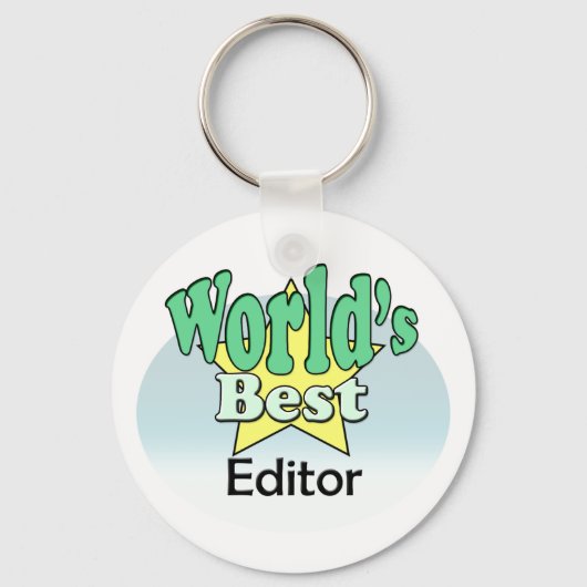 Beste editor van de wereld sleutelhanger (Voorkant)