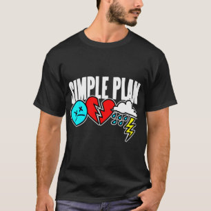 Beste eenvoudige planband-logo, genre-rock favorie t-shirt