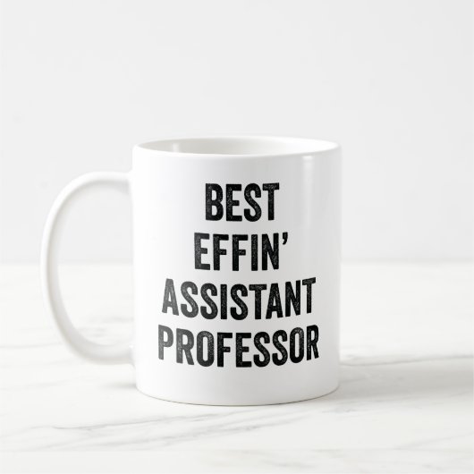 Beste Effin' Assistant Professor Koffiemok (Links)