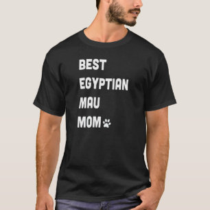 Beste Egyptische Mau-moederkat voor vrouwen T-shirt
