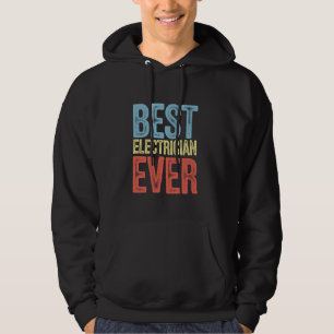 Beste elektricien kunstenaar ooit pensioen opa wo hoodie