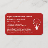 Beste elektricien Visitekaartje (Voorkant)