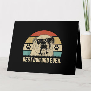  Beste Engelse Bulldog DAD Ooit shirt Vader Kaart