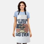 Beste Engelse Pointer Vader Ooit Patriottische Hon Schort (Gedragen)