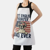 Beste Engelse Pointer Vader Ooit Patriottische Hon Schort (Insitu)