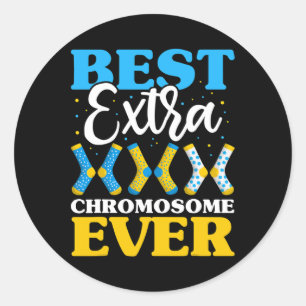Beste extra bewustzijn over chromosoomsyndroom ooi ronde sticker