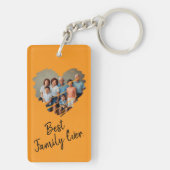 Beste Familie Ooit Custom Photo Sleutelhanger (achterkant)