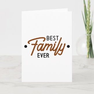 Beste Familie Ooit Kaart