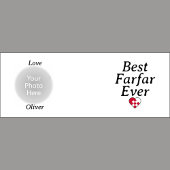 Beste Farfar Ooit - Gepersonaliseerde foto Yule He Extra Grote Beker