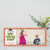 Beste feestdag ooit! feestdagenkaart (Staand voorkant)