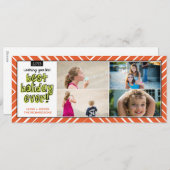 Beste feestdag ooit x4! feestdagenkaart (Voorkant / Achterkant)