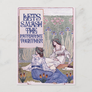 Beste feministische vriend briefkaart