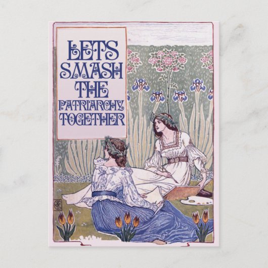 Beste feministische vriend briefkaart (Voorkant)