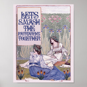 Beste feministische vriend poster