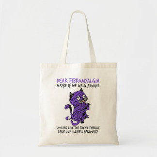 Beste fibromyalgie, misschien als we rondlopen om  tote bag