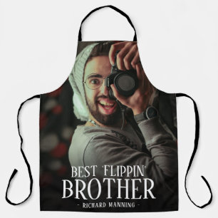 Beste 'Flippin' Broer Foto Naam Schort
