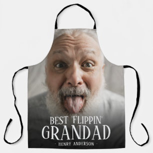 Beste 'Flippin' Opa Foto Naam Schort
