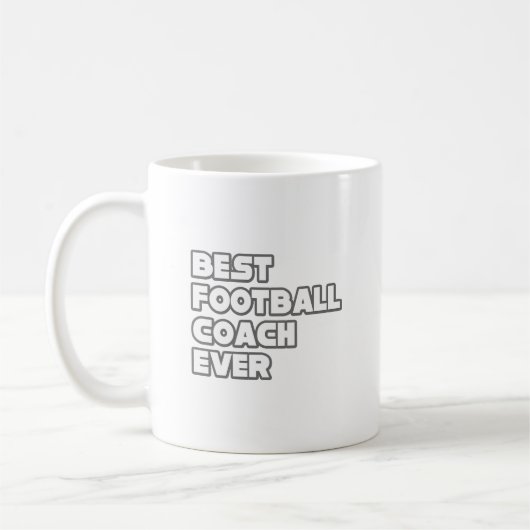 Beste Football Coach ooit Koffiemok (Links)