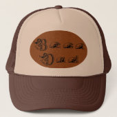 Beste Football van papa Trucker Pet (Voorkant)