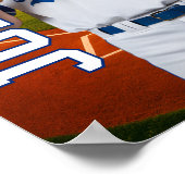 Beste foto van de MVP speler van het honkbalteam v Poster (Hoek)