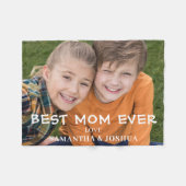 Beste foto van moeder fleece deken (Voorkant (Horizontaal))