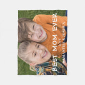 Beste foto van moeder fleece deken (Voorkant)