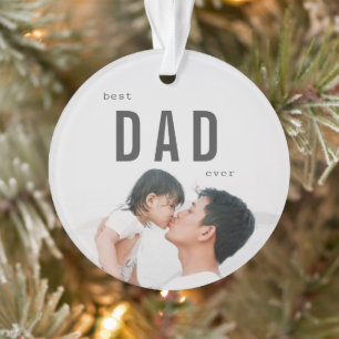 Beste foto van pa Ever minimalistisch Ornament