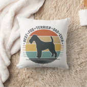 Beste Fox Terrier Vader Ooit Vintage Hond Shirt_1 Kussen (Deken)