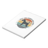 Beste Fox Terrier Vader Ooit Vintage Hond Shirt_1 Notitieblok (Gedraaid)