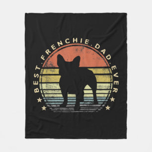 beste franchie vader ooit Papa franse bulldog gi Fleece Deken
