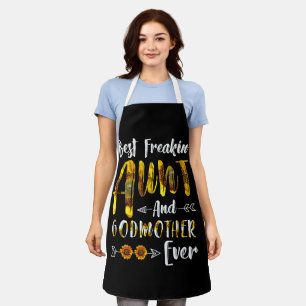 BESTE FREAKIN' AUNT GODMOTHER OOIT SUNFLOWER SCHORT