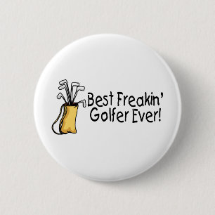 Beste Freakin Golfer ooit 2 Ronde Button 5,7 Cm
