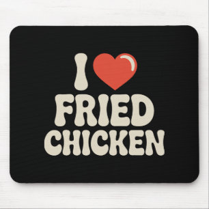 Beste Fried Chicken Kunst voor Mannen Vrouwen Kid Muismat