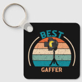 Beste Gaffer - Retro Style Sleutelhanger (Voorkant)