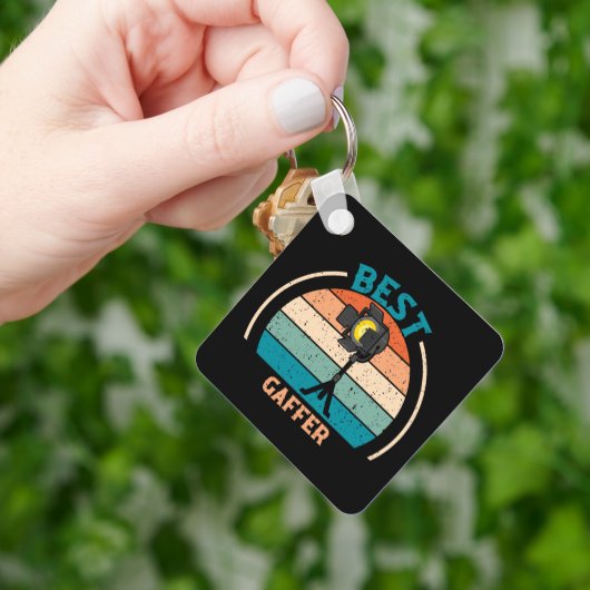 Beste Gaffer - Retro Style Sleutelhanger (Hand)