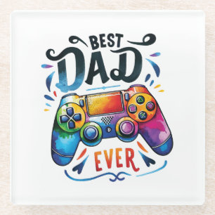 Beste gamer pa Ever Glazen Onderzetter