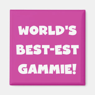 Beste gammie zwart-witcadeautjes ter wereld magneet