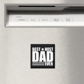 Beste gastheer vader ooit gelukkige vaders dag cad magneet (Insitu (Vaatwasser))