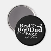 Beste gastheer vader ooit gelukkige vaders dag cad magneet (Voorkant / Achterkant)