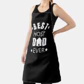 Beste gastheer vader ooit gelukkige vaders dag cad schort (Insitu)