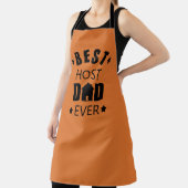 Beste gastheer vader ooit gelukkige vaders dag cad schort (Insitu)