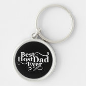 Beste gastheer vader ooit gelukkige vaders dag cad sleutelhanger (Voorkant)