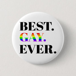 Beste Gay Ever MLM Pride Ronde Button 5,7 Cm