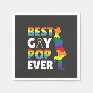 Beste Gay Pop Ooit LHBT Pride Maand Opa Pap Servet