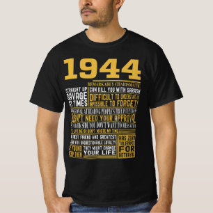 Beste geboren in 1944 Feiten voor Mannen, vrouwen, T-shirt