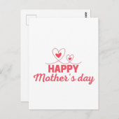 Beste gelukkige Moederdag Briefkaart (Voorkant / Achterkant)