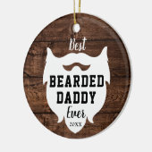 Beste gemaskerde papa ooit gepersonaliseerde boerd keramisch ornament (Links)