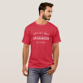 Beste gepersonaliseerde Dziadziu-wereld T-shirt (Voorkant volledig)