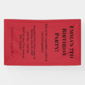 Beste gepersonaliseerde naam & leeftijd | Kleurrij Spandoek (Horizontaal)